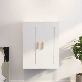 Wall Cabinet White 27.4"x12.8"x35.4" Engineered Wood