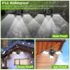 Solar Pendant Lights IP65 Waterproof Shed Light 120¬∞ Adjustable Garage Light with 3 Timing Modes 4 Brightness Levels