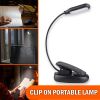 Flexible Clip On LED Light Lamp For Book Reading Tablet Laptop PC EReader