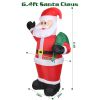 6.4ft Inflatable Christmas Giant Santa Claus Blow up Santa Claus