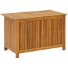 Patio Storage Box 35.4"x19.7"x22.8" Solid Acacia Wood