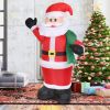 6.4ft Inflatable Christmas Giant Santa Claus Blow up Santa Claus