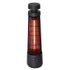 Infrared Electric Freestanding Outdoor Heater,IP55 Waterproof, Touch Switch,1200W