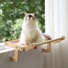 Mewoofun 5 Color Cat Pet Window Wooden Component Bed Hanging Cotton Canvas