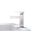 Single Handle Bathroom Faucets - Single Hole Bathroom Vessel Faucet for Sink 1 Hole, Waterfalll Bathroom Vessel Sink Faucets